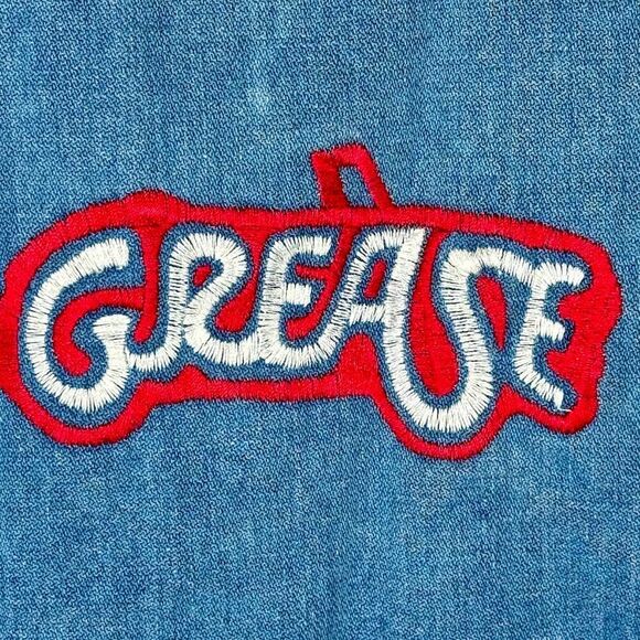 Vintage VTG 70s USA DO-NOTHING Sedgefield Jean‎ Jacket Grease Movie - Picture 3 of 12